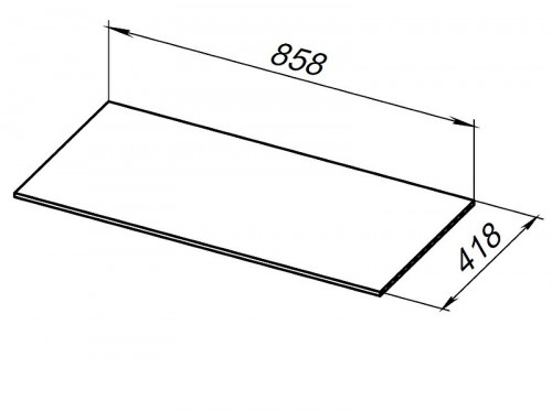 Столешница под раковину Allen Brau Liberty 90 1.330012.M Мрамор