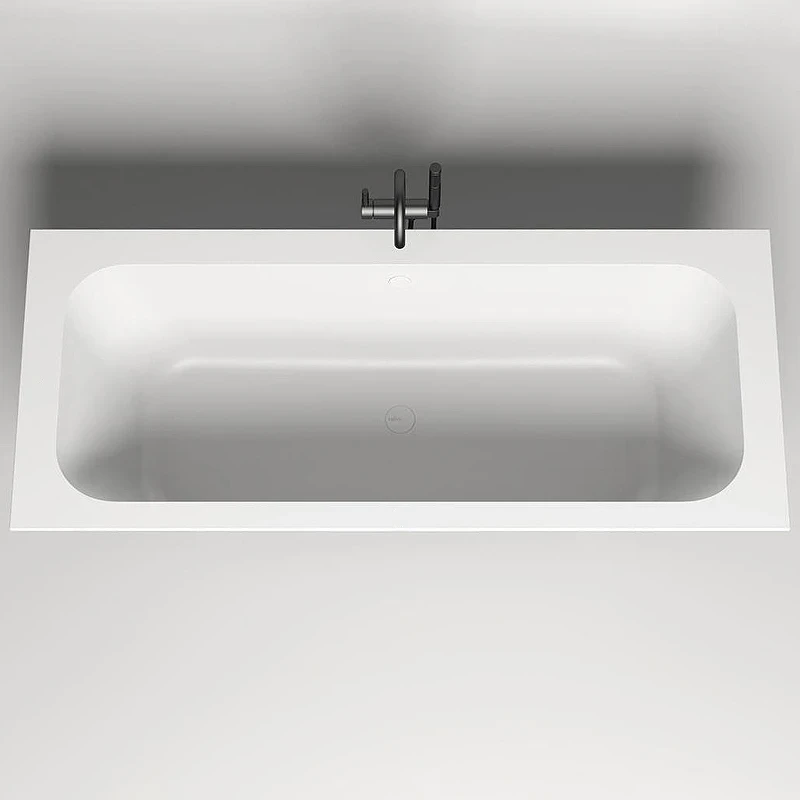 Ванна из искусственного камня Salini Orlanda Axis 190х80 103221M Белая матовая