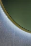 Зеркало Art&Max Asti 80 AM-Ast-800-DS-FNC-Gold с подсветкой цвет Золото с бесконтактным выключателем
