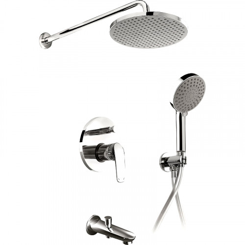 Душевая система ESKO Set_7in1 Хром латунь встраиваемый