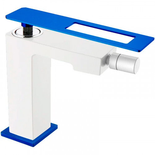 Смеситель для биде Boheme Q 146-WUW Белый Синий латунь