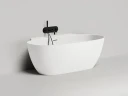 Ванна из искусственного камня Salini Alda Wall 170х90 101925M цвет Белый матовый