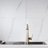 Смеситель для кухни Rose R213G цвет Золотой сатин Белый