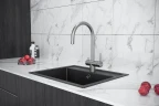 Смеситель для кухни KUCHENSTERN DRIM-F 402SS40 цвет Нержавеющая сталь