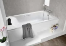 Акриловая ванна Roca BeCool 170x80 ZRU9302852 без гидромассажа, с каркасом ZRU9302853