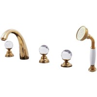 Смеситель на борт ванны Rav Slezak Brilliance176.5PZ Золото латунь