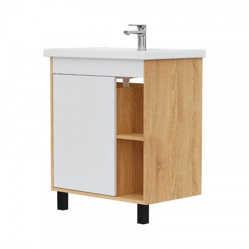 Тумба под раковину Volna Osmond 70 tnOSMOND70.1D-04 цвет Белый Дуб сонома