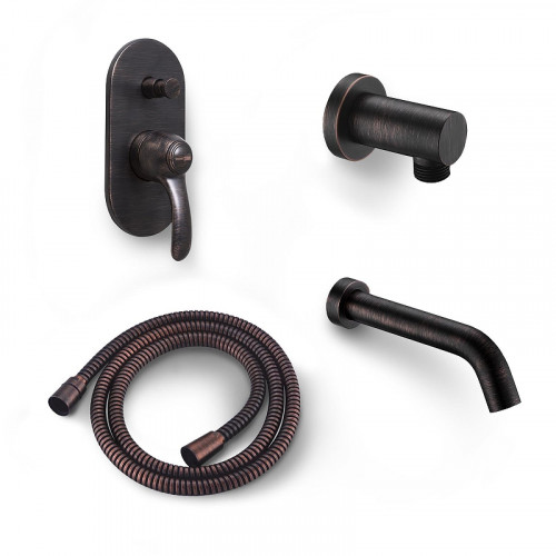 Смеситель для ванны WasserKRAFT A1361.049.111.113.053 цвет Темная бронза