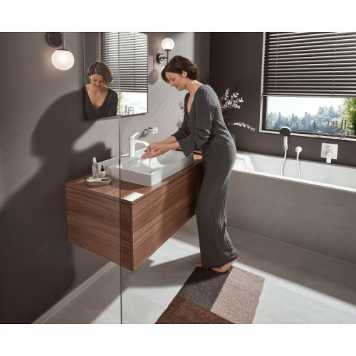 Смеситель для раковины Hansgrohe Vivenis 75010700 Белый матовый латунь