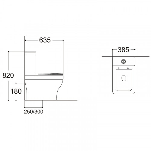 Унитаз компакт Aquatek Амадео AQ2914-00 Белый с бачком и сиденьем Микролифт фарфор напольный