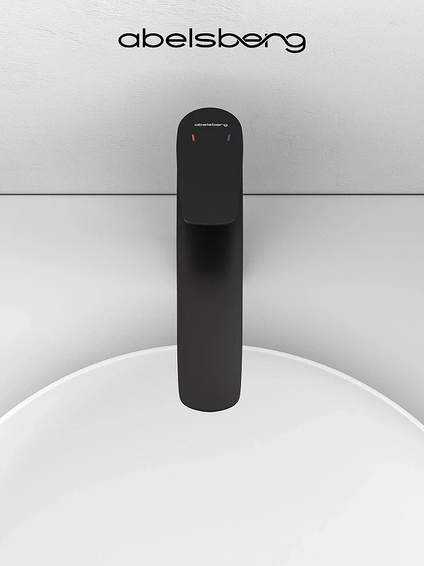 Смеситель для раковины Abelsberg Perfecta INF60102MB цвет Вулканический черный