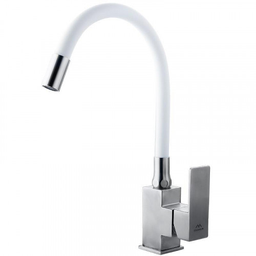 Смеситель для кухни Fashun A54302-8 цвет Сатин Белый