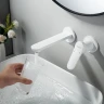 Смеситель для раковины Shevanik S43C S4341C цвет Белый матовый