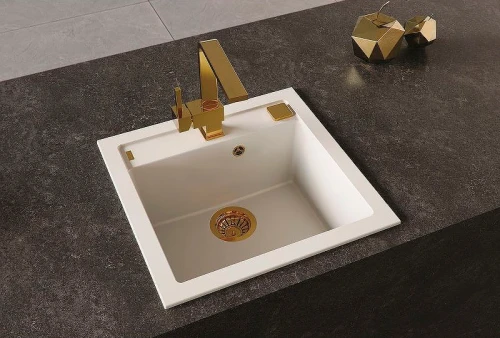 Кухонная мойка Alveus Granital+ Formic 20 Pebble G02M 520x510x200 1103763 Галька искусственный камень (литьевой мрамор) встраиваемая сверху, встраиваемая снизу