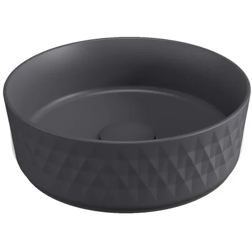 Раковина накладная Isvea Davanti 36 10NF67036-2C цвет Антрацит матовый