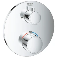 Смеситель для душа Grohe Grohtherm 24077000 с термостатом Хром латунь встраиваемый