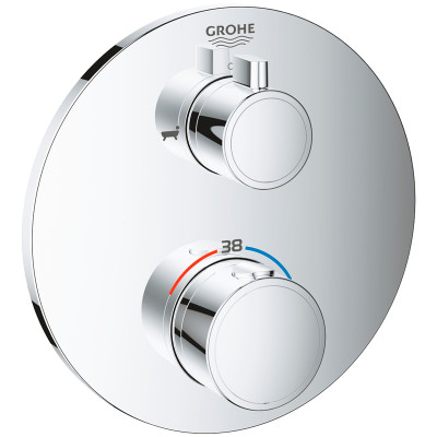 Смеситель для душа Grohe Grohtherm 24077000 с термостатом Хром латунь встраиваемый