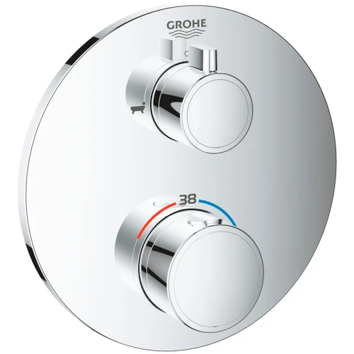 Смеситель для душа Grohe Grohtherm 24077000 с термостатом Хром латунь встраиваемый