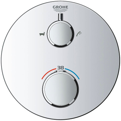 Смеситель для душа Grohe Grohtherm 24077000 с термостатом Хром латунь встраиваемый