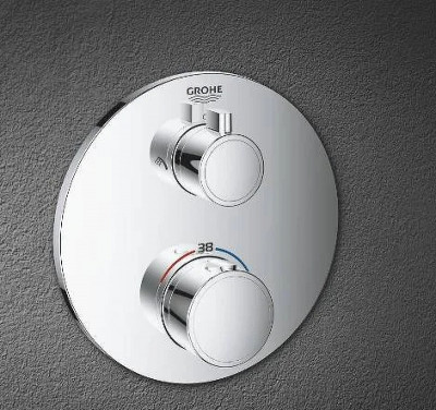Смеситель для душа Grohe Grohtherm 24077000 с термостатом Хром латунь встраиваемый