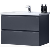 Тумба с раковиной Orans BC-4023-800 4023800З Матовый графитовый МДФ / ЛДСП