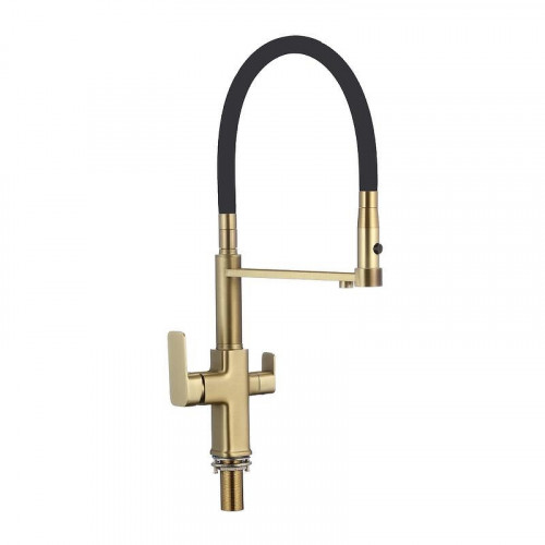 Смеситель для кухни Savol S-L1809C-01 цвет Бронза Черный