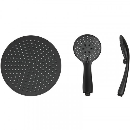 Душевая система Laguraty 17060B Черная латунь на стену