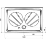 Душевой поддон из искусственного камня Ravak Gigant Pro 120x70 XA03G101010 Белый