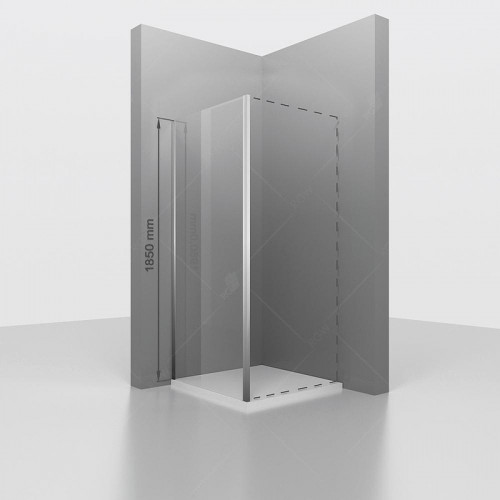 Душевая стенка RGW 60 352205106-11 профиль цвет Хром стекло прозрачное