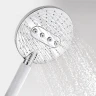 Душевая система WasserKRAFT A185.067.059.WM Белая матовая латунь на стену