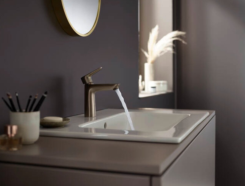 Смеситель для раковины Hansgrohe Talis E 71712140 Шлифованная бронза латунь