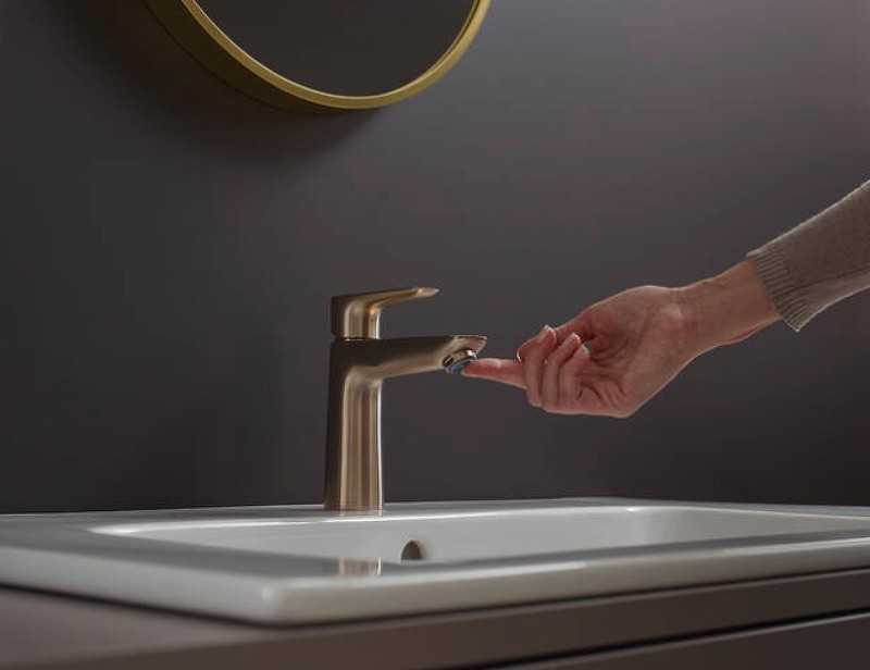Смеситель для раковины Hansgrohe Talis E 71712140 Шлифованная бронза латунь