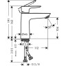Смеситель для раковины Hansgrohe Talis E 71712140 Шлифованная бронза латунь