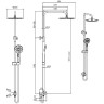 Комплект смесителей Aquatek Вега AQ1036CR Хром латунь