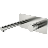Смеситель для раковины Boheme Stick 125-NB Никель латунь встраиваемый