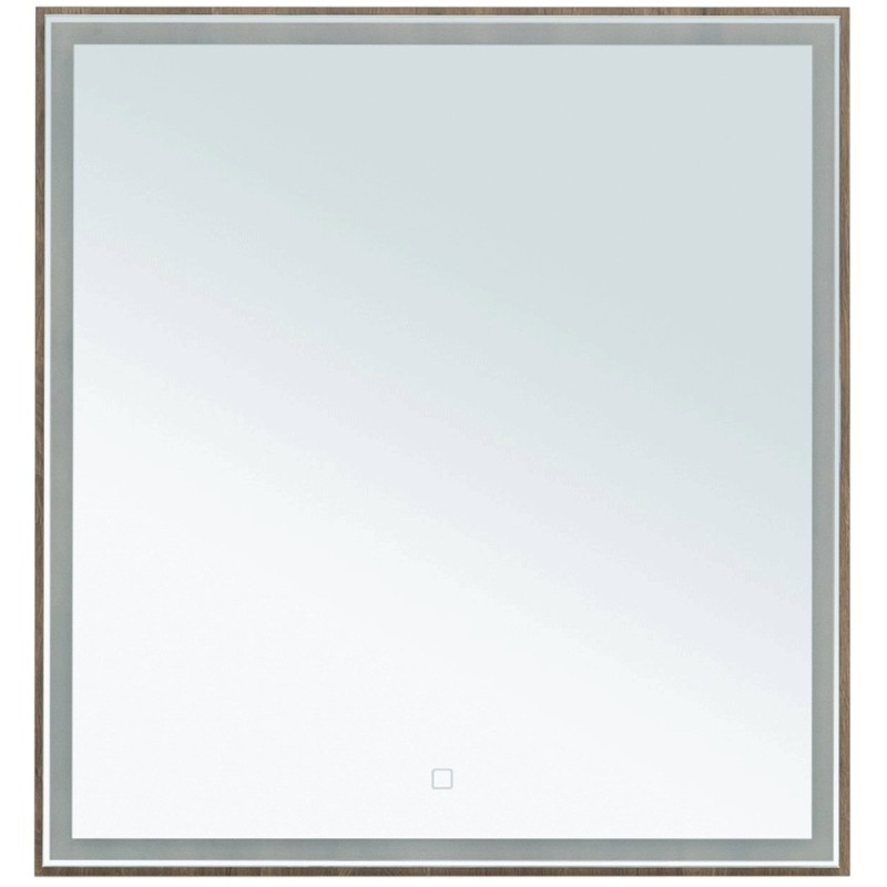 Зеркало Aquanet Nova Lite 75 249513 с подсветкой Дуб рустикальный МДФ / ЛДСП, стекло