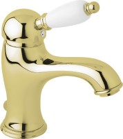 Смеситель для раковины Cezares Elite ELITE-LSM1-03/24-Bi Золото 24 карат латунь