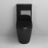 Унитаз компакт Grossman Color GR-4480BS Черный глянцевый с бачком и сиденьем Микролифт фаянс напольный