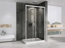 Душевой уголок Abber Sonnenstrand 120x100 AG07120-S100 профиль Хром стекло прозрачное
