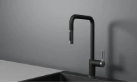Смеситель для кухни Granula 8173 цвет Шварц