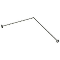 Карниз для душевого поддона 1MarKa TГ 120x80 05тг1280 Г-образный Хром