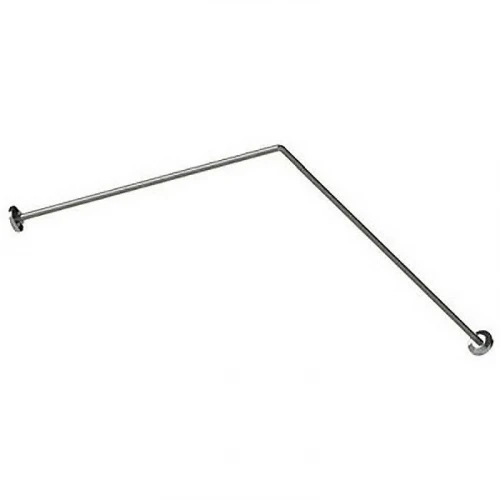 Карниз для душевого поддона 1MarKa TГ 120x80 05тг1280 Г-образный Хром