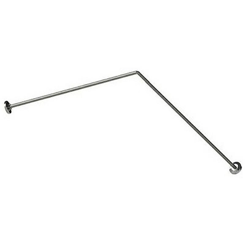 Карниз для душевого поддона 1MarKa TГ 120x80 05тг1280 Г-образный Хром