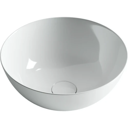 Раковина-чаша Ceramicanova Element 35 CN6002 Белая фаянс накладная