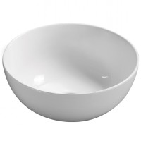 Раковина-чаша Ceramicanova Element 35 CN6002 Белая фаянс накладная