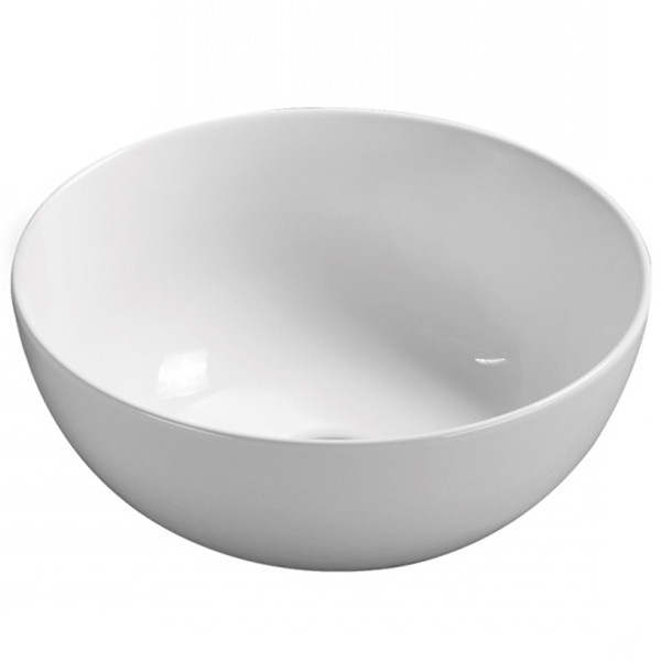 Раковина-чаша Ceramicanova Element 35 CN6002 Белая фаянс накладная