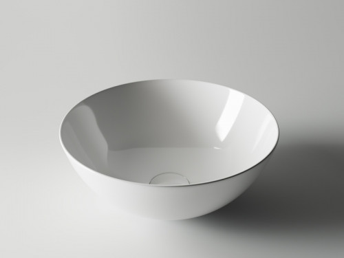 Раковина-чаша Ceramicanova Element 35 CN6002 Белая фаянс накладная