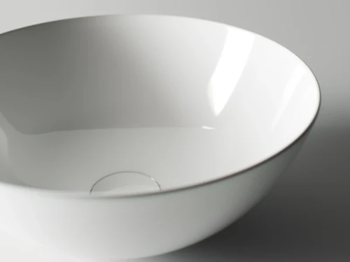 Раковина-чаша Ceramicanova Element 35 CN6002 Белая фаянс накладная