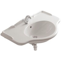 Раковина Globo Paestum 90 PA056.BI*1 Белая фарфор подвесная