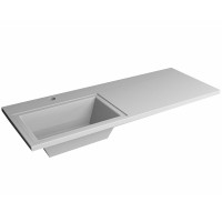 Раковина Stella Polar Мадлен 120 L SP-00000026 с местом под стиральную машину Белая